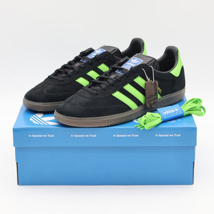 IF5738 adidas Originals Samba Deco SPZL Core Black Lucid Lime Gum (Men's)