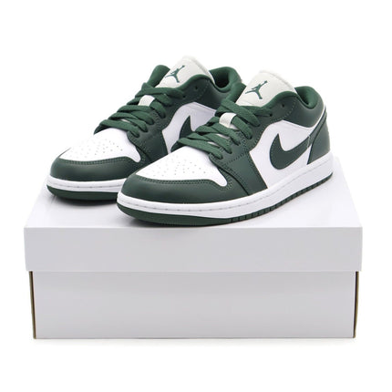 DC0774-113 Nike Air Jordan 1 Low Galactic Jade White Khaki Forrest (Women's)