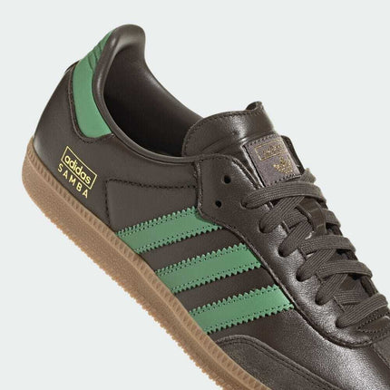 IG6175 adidas Originals Samba OG Shadow Olive Preloved Green Gum (Men's)