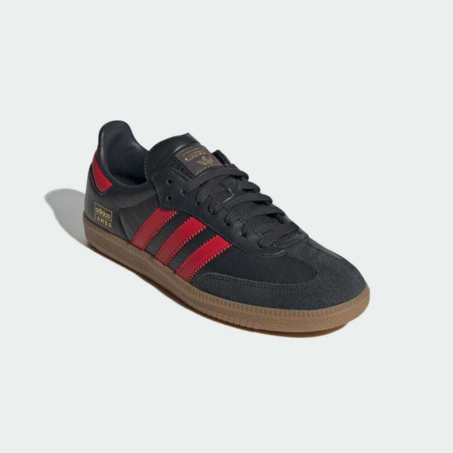 IG6173 adidas Originals Samba OG Carbon Better Scarlet Gum (Men's)