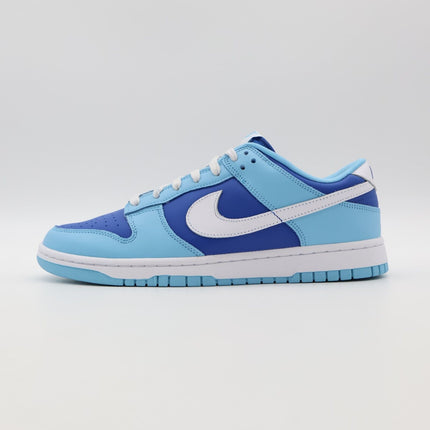 DM0121-400 Nike Dunk Low Retro Qs Argon Blue White Sax Royal Navy Aqua (Men's)