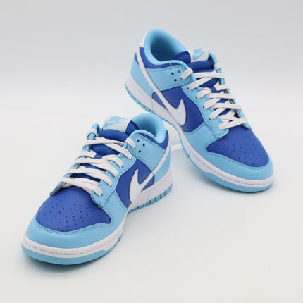 DM0121-400 Nike Dunk Low Retro Qs Argon Blue White Sax Royal Navy Aqua (Men's)