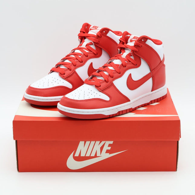 DD1399-106 Nike Dunk High Championship St. John's University Red White (Men's)