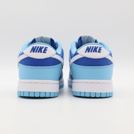 DM0121-400 Nike Dunk Low Retro Qs Argon Blue White Sax Royal Navy Aqua (Men's)