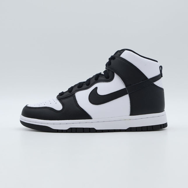 DD1869-103 Nike Dunk High Panda Black White University Red (Women's)