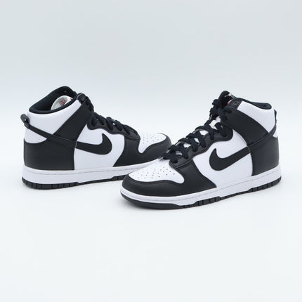 DD1869-103 Nike Dunk High Panda Black White University Red (Women's)