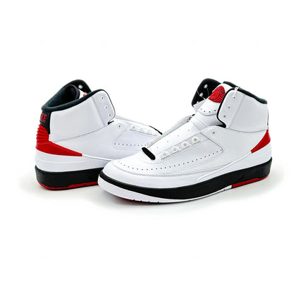 DX2454-106 Nike Air Jordan 2 OG Chicago White Varcity Red Black (Men's)