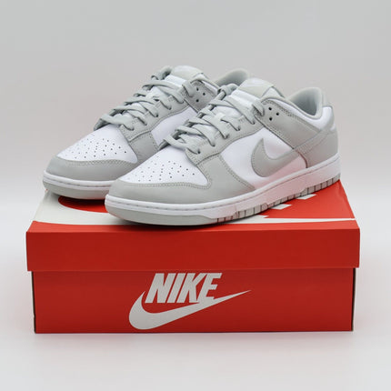 DD1391-103 Nike Dunk Low Gray Fog White Light Gray Photon Dust Steel (Men's)