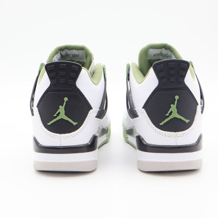 Size 5.5 - AQ9129-103 Nike Air Jordan 4 Retro Mid Seafoam Oil Green White