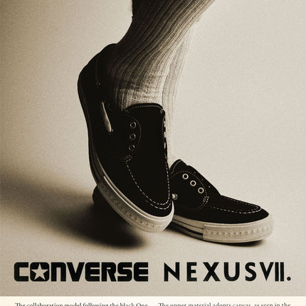 35200760 NEXUSVII. URBAN RESEARCH Converse One Star HS D NX Black (Men's)