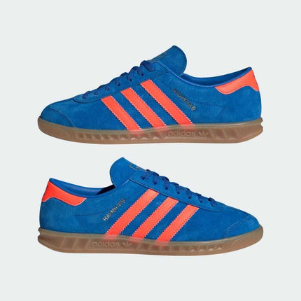 IH5471 adidas Originals Hamburg Blue Bird Solar Orange Gum (Women's)