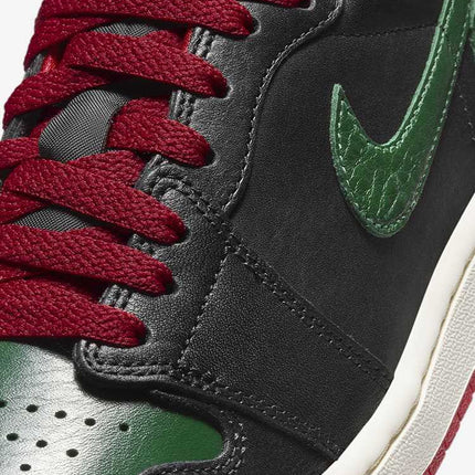 CZ0775-036 Nike Air Jordan 1 Retro Low OG Black and Gorge Green (Women's)