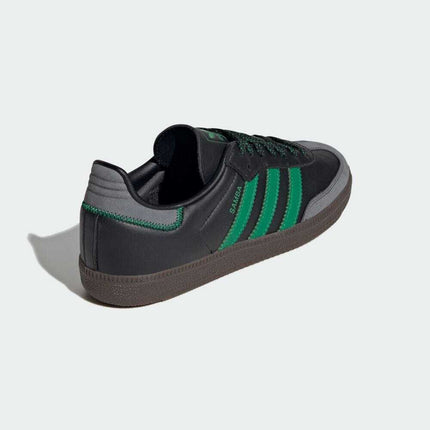 IE6520 adidas Originals Samba OG Core Black Green Grey (Men's)