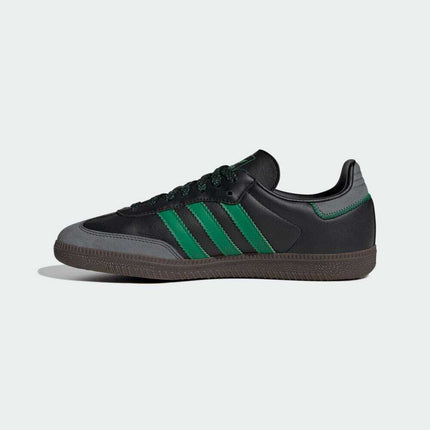 IE6520 adidas Originals Samba OG Core Black Green Grey (Men's)