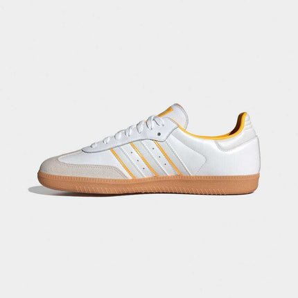 ID1479 adidas Originals Samba OG Footwear White Crystal White Crew Yellow (Men's