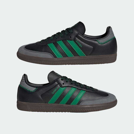 IE6520 adidas Originals Samba OG Core Black Green Grey (Men's)