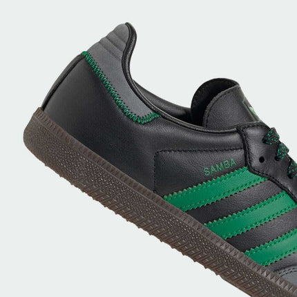 IE6520 adidas Originals Samba OG Core Black Green Grey (Men's)