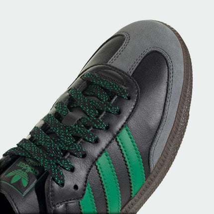 IE6520 adidas Originals Samba OG Core Black Green Grey (Men's)