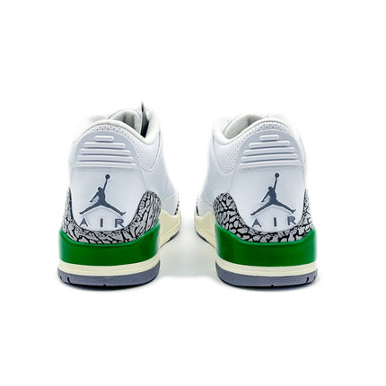 CK9246-136 Nike W Air Jordan 3 Retro Lucky Green White Versity Red Cement Grey