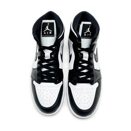 DV0991-101 Nike Air Jordan 1 Mid Black White Panda (Women's)