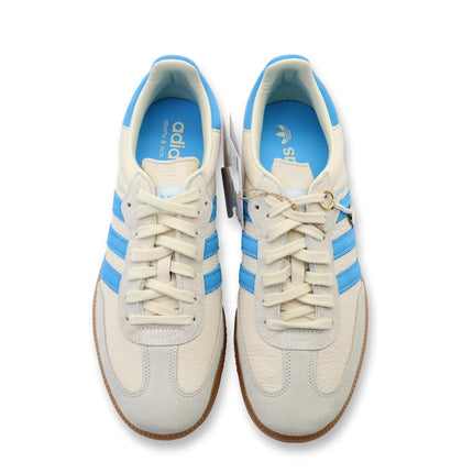 IE7096 Sporty & Rich adidas Samba OG Cream White Blue Rush Gum (Men's)