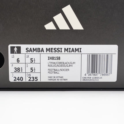 IH8158 Inter Miami CF adidas Originals Samba Messi Light Pink Core Black (Men's)