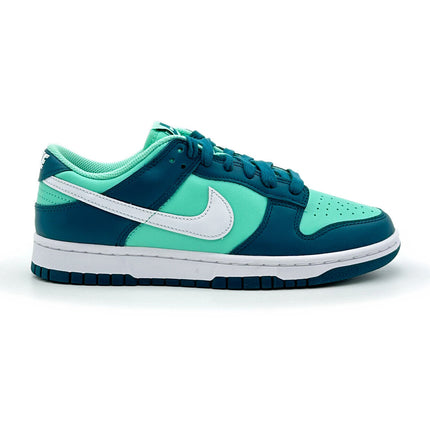 DD1503-301 Nike Dunk Low Geode Teal White Emerald Rise (Women's)