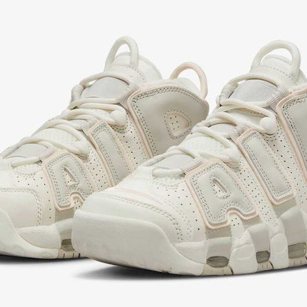 DV1137-101 Nike WMNS Air More Uptempo "Sail and Light Bone"