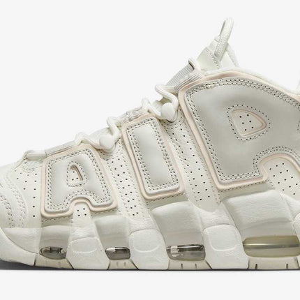 DV1137-101 Nike WMNS Air More Uptempo "Sail and Light Bone"