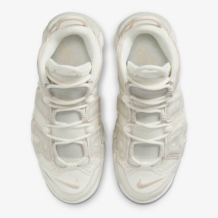 DV1137-101 Nike WMNS Air More Uptempo "Sail and Light Bone"