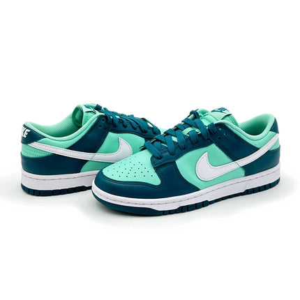 DD1503-301 Nike Dunk Low Geode Teal White Emerald Rise (Women's)