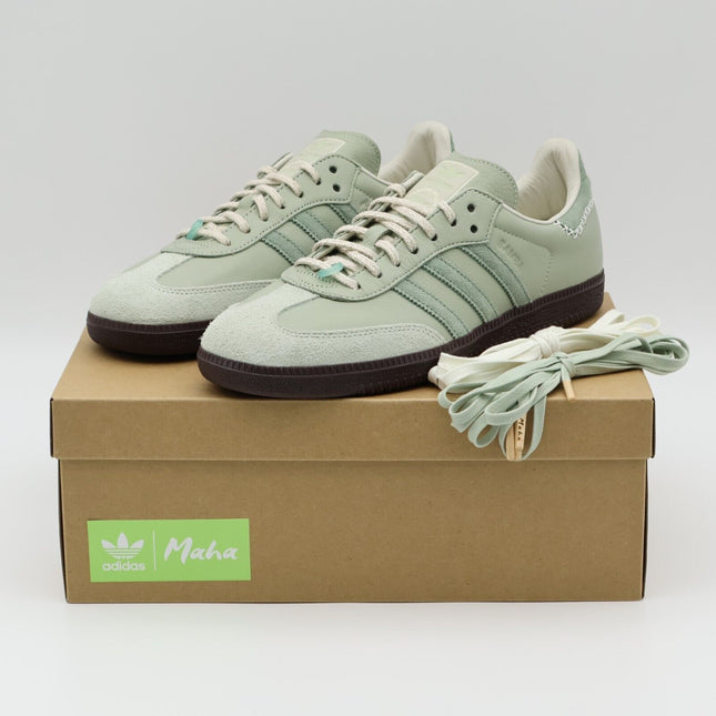 IE0967 Maha adidas Originals Samba OG Half Green (Men's)