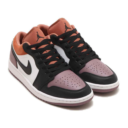 FB9907-102 Nike Air Jordan 1 Low SE White Sky J Orange Sky J Mauve Black (Men's)