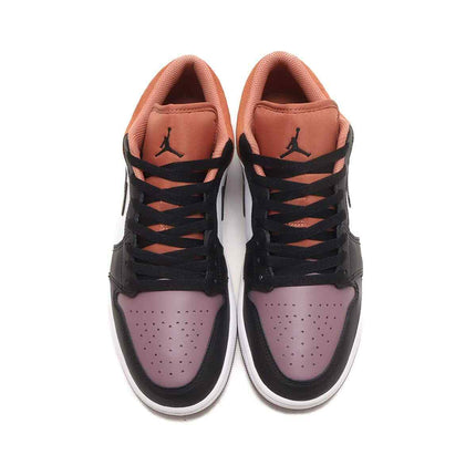 FB9907-102 Nike Air Jordan 1 Low SE White Sky J Orange Sky J Mauve Black (Men's)