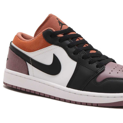 FB9907-102 Nike Air Jordan 1 Low SE White Sky J Orange Sky J Mauve Black (Men's)