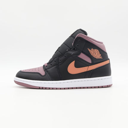 FB9911-008 Nike Air Jordan 1 Mid SE Black Sky J Mauve Sky J Orange (Men's)