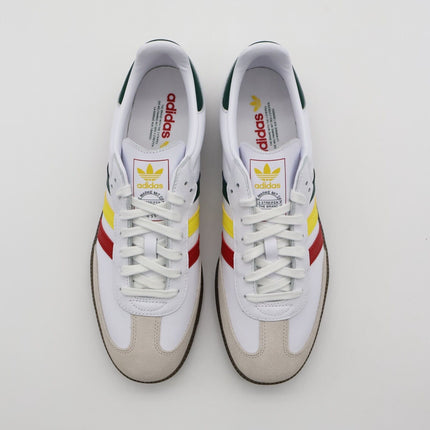 IH3118 adidas Originals Samba OG Rasta Cloud White Yellow Green Red (Men's)