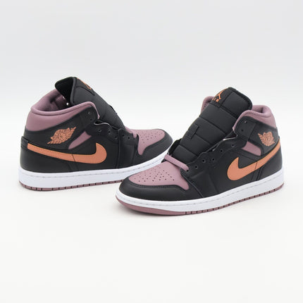 FB9911-008 Nike Air Jordan 1 Mid SE Black Sky J Mauve Sky J Orange (Men's)