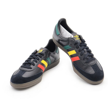 IH3119 adidas Originals Samba OG Rasta Core Black Green Yellow Red (Men's)