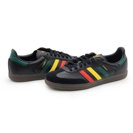 IH3119 adidas Originals Samba OG Rasta Core Black Green Yellow Red (Men's)