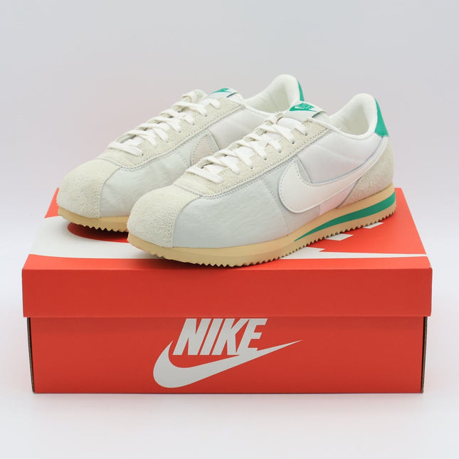 FZ3967-072 Nike Cortez TXT PRM Light Bone Phantom Sail Stadium Green ( Women's)