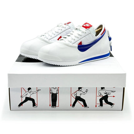 DZ3239-100 CLOT Nike Cortez White and Game Royal Versity Red USA Blue (Men's)