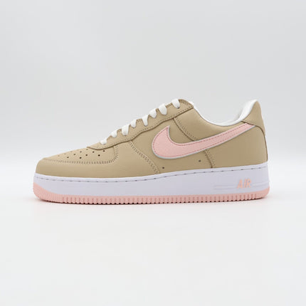 845053-201 Nike Air Force 1 Low Retro Linen Atmosphere True White Pink (Men's)