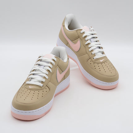 845053-201 Nike Air Force 1 Low Retro Linen Atmosphere True White Pink (Men's)