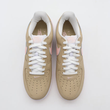 845053-201 Nike Air Force 1 Low Retro Linen Atmosphere True White Pink (Men's)