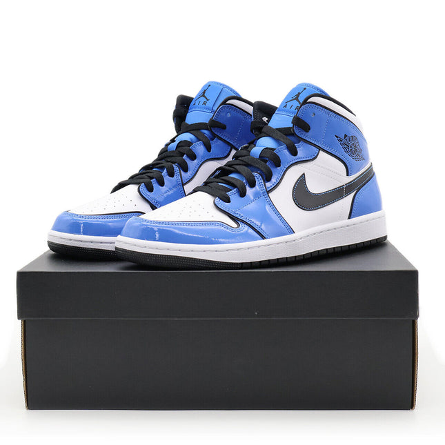 DD6834-402 Nike Air Jordan 1 Mid SE Signal Blue (Men's)