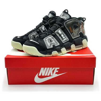 DM6213-045 Nike Air More Uptempo Utagawa Kuniyoshi Noir Pure Platinum (Men's)