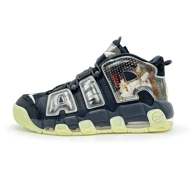 DM6213-045 Nike Air More Uptempo Utagawa Kuniyoshi Noir Pure Platinum (Men's)