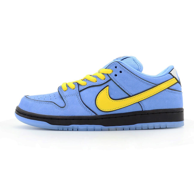 FZ8320-400 The Powerpuff Girls Nike SB Dunk Low Pro QS Bubbles Yellow (Men's)