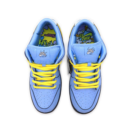 FZ8320-400 The Powerpuff Girls Nike SB Dunk Low Pro QS Bubbles Yellow (Men's)